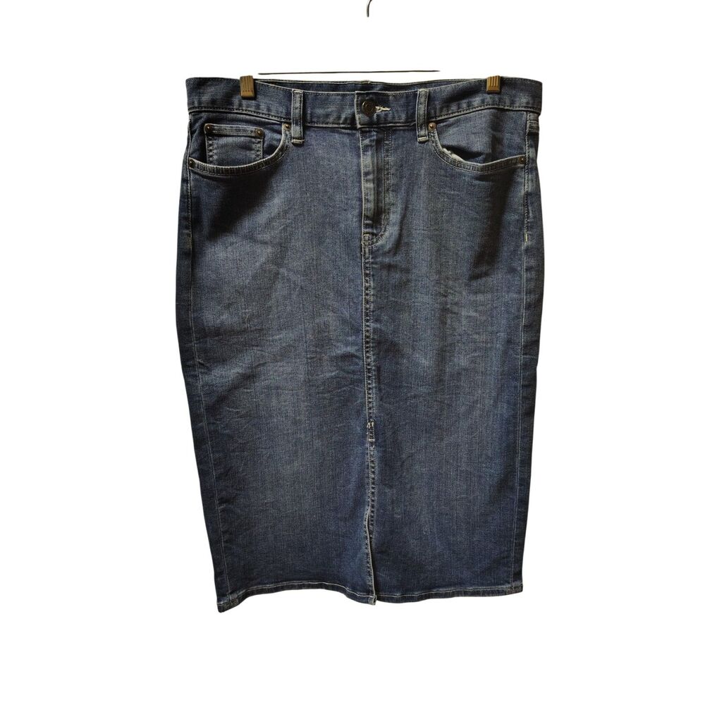 Lauren by Ralph‎ Lauren Size 8 Denim Skirt